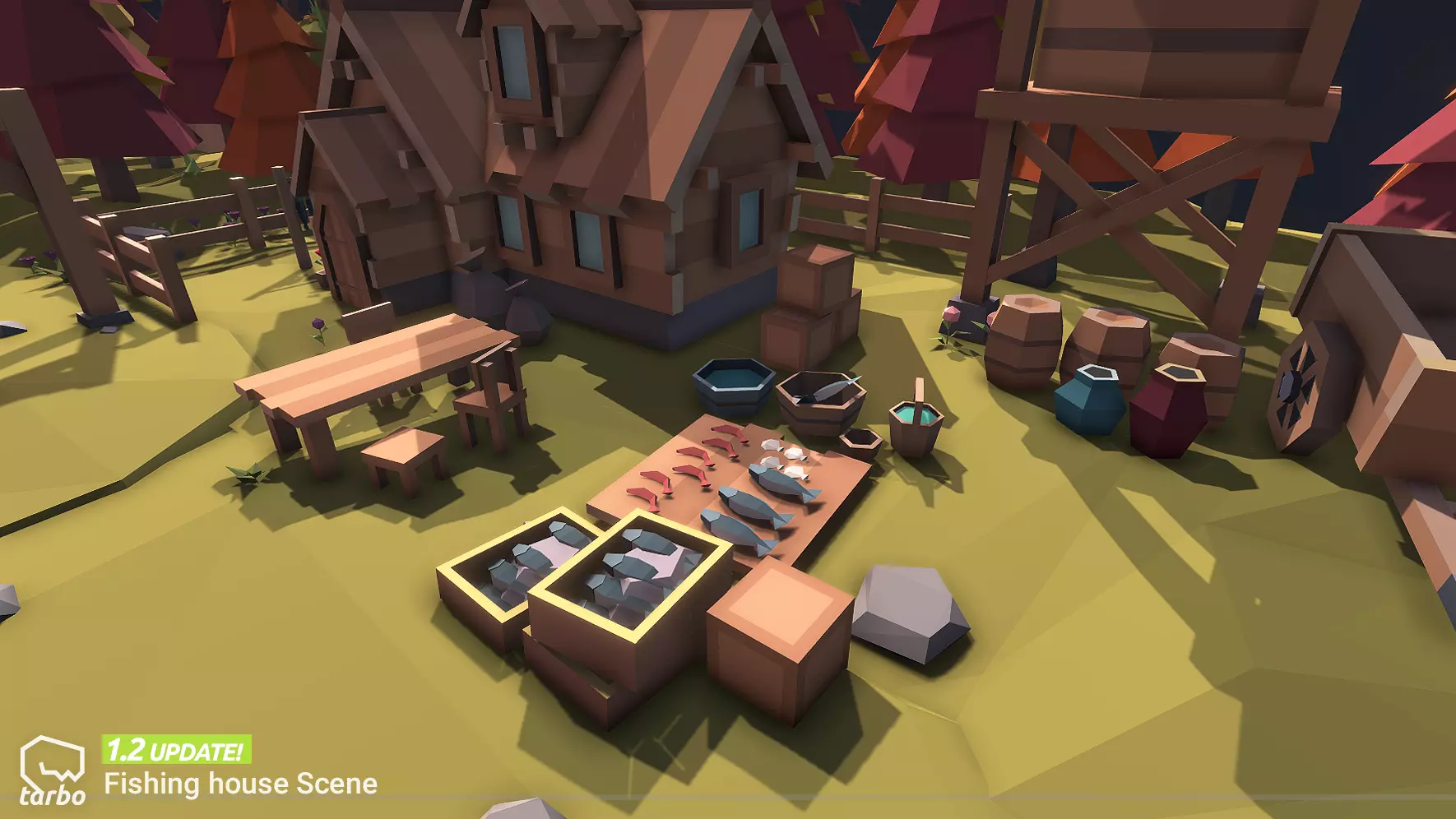 33 4 Advertisement Fantasy Village Pack - Low Poly 3D Art - Image 5