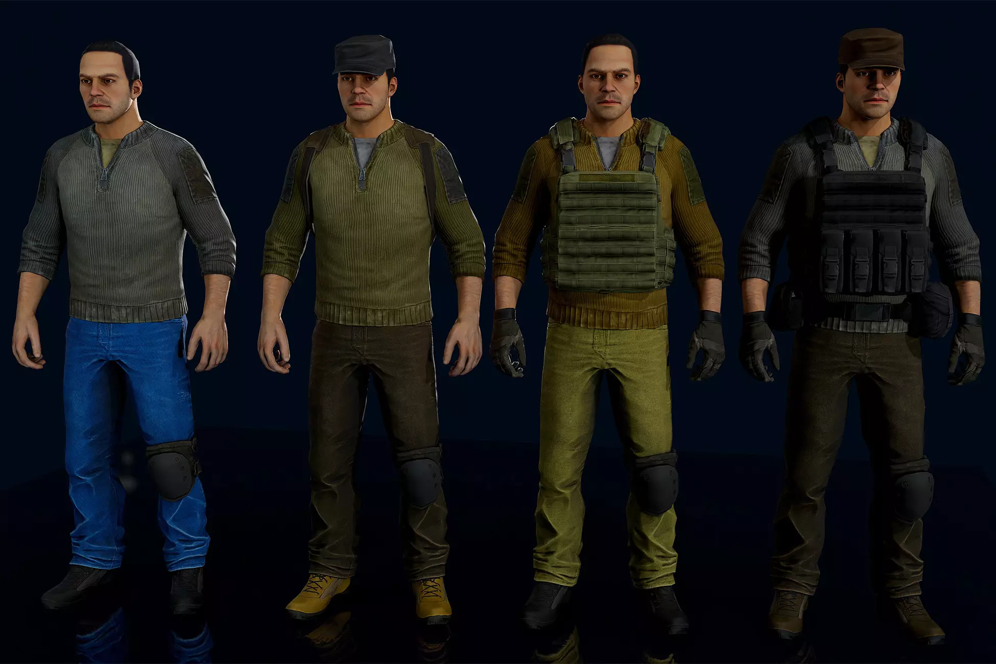 Survivalist character