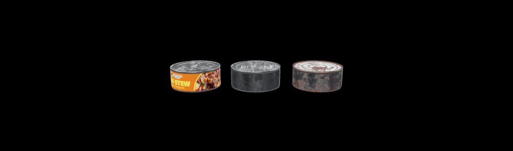 Canned Food 3D Model – Game Ready Supermarket Grocery Prop for Realistic Interiors, Post-Apocalyptic Scenes & Survival Games in Unity & Unreal Engine