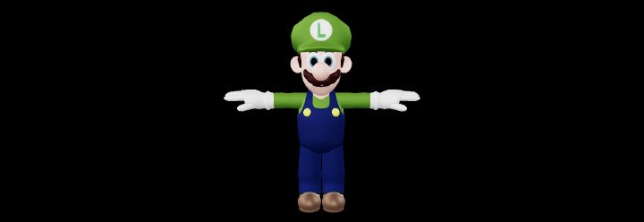 Luigi Inspired 3D Character Model – Stylized Cartoon Hero
