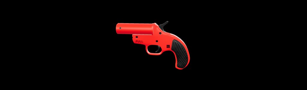 Flare Gun 3D Model (GLB) – Signal Weapon & Survival Asset