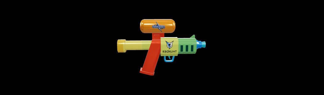 Water Gun 3D Model (GLB) – Fun Toy Weapon Asset