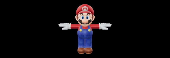 Mario Inspired 3D Character Model – Retro Platform Game Asset