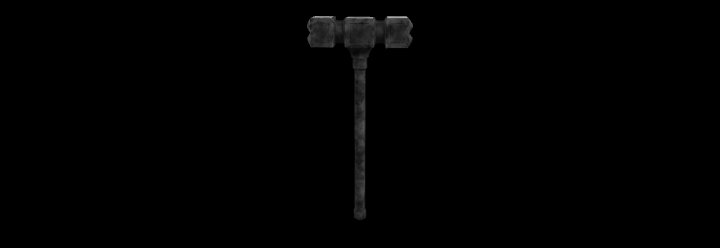 Realistic Forged Steel Hammer 3D Model – Game Ready Construction Tool Prop for Industrial Environments, Building Games & Realistic Physics Simulations in Unity & Unreal Engine