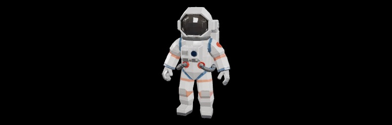 Low Poly Astronaut Character