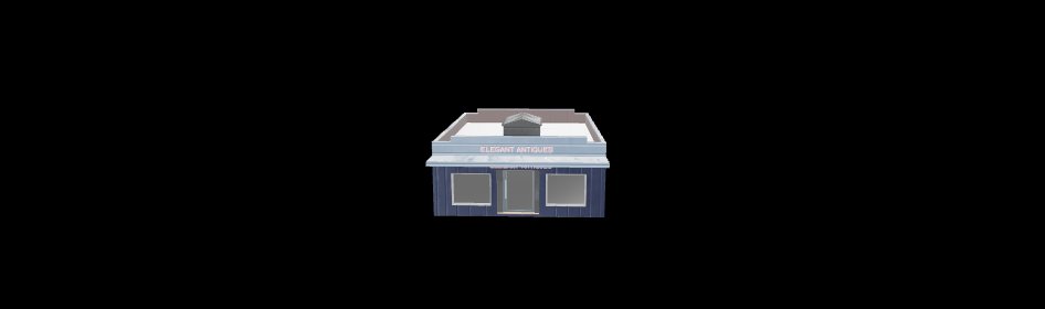 Shop Building 1 3D Model | Low Poly Store Asset for City & Game Environments