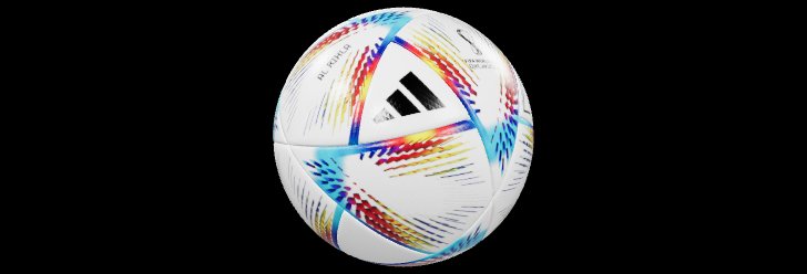 Adidas Al Rihla Qatar 2022 Ball 3D Model – High-Poly Official World Cup Soccer Ball Replica for Sports Games, Training Simulations & ArchViz in Unity & Unreal Engine